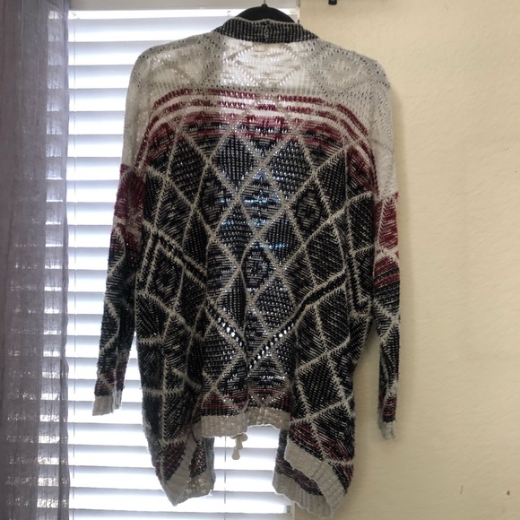 Knit Multicolor Cardigan with Pockets, Size S / M - Picture 5 of 5